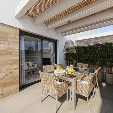 Nieuw gebouwde ruime koppelwoning met privézwembad in Dolores waar alles past! - Lotus Properties
