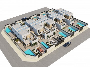 Nieuw gebouwde ruime koppelwoning met privézwembad in Dolores waar alles past! - Lotus Properties