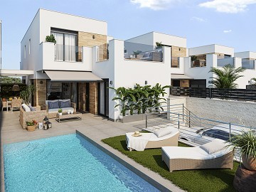 Nieuw gebouwde ruime koppelwoning met privézwembad in Dolores waar alles past! - Lotus Properties
