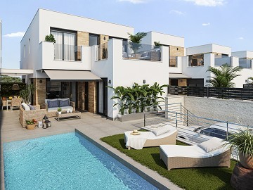 Nieuw gebouwde ruime koppelwoning met privézwembad in Dolores waar alles past! - Lotus Properties