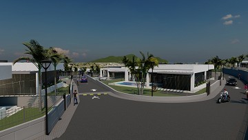 Nieuw gebouwde villa's in La Finca Golf op een plan met privézwembaden - Lotus Properties
