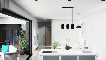Nieuw gebouwde villa's in La Finca Golf op een plan met privézwembaden - Lotus Properties