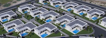 Nieuw gebouwde villa's in La Finca Golf op een plan met privézwembaden - Lotus Properties