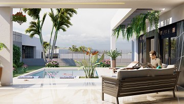 Nieuw gebouwde villa's in La Finca Golf op een plan met privézwembaden - Lotus Properties