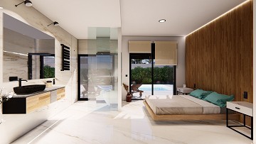 Nieuw gebouwde villa's in La Finca Golf op een plan met privézwembaden - Lotus Properties