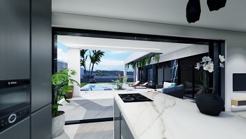 Nieuw gebouwde villa's in La Finca Golf op een plan met privézwembaden - Lotus Properties