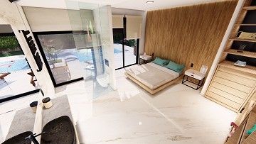 Nieuw gebouwde villa's in La Finca Golf op een plan met privézwembaden - Lotus Properties