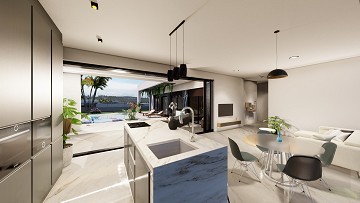 Nieuw gebouwde villa's in La Finca Golf op een plan met privézwembaden - Lotus Properties