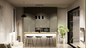 Nieuw gebouwde villa's in La Finca Golf op een plan met privézwembaden - Lotus Properties