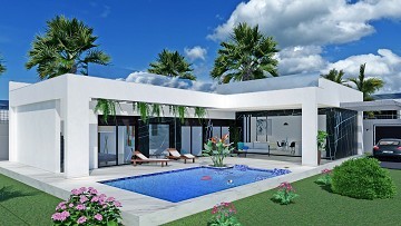 Nieuw gebouwde villa's in La Finca Golf op een plan met privézwembaden - Lotus Properties