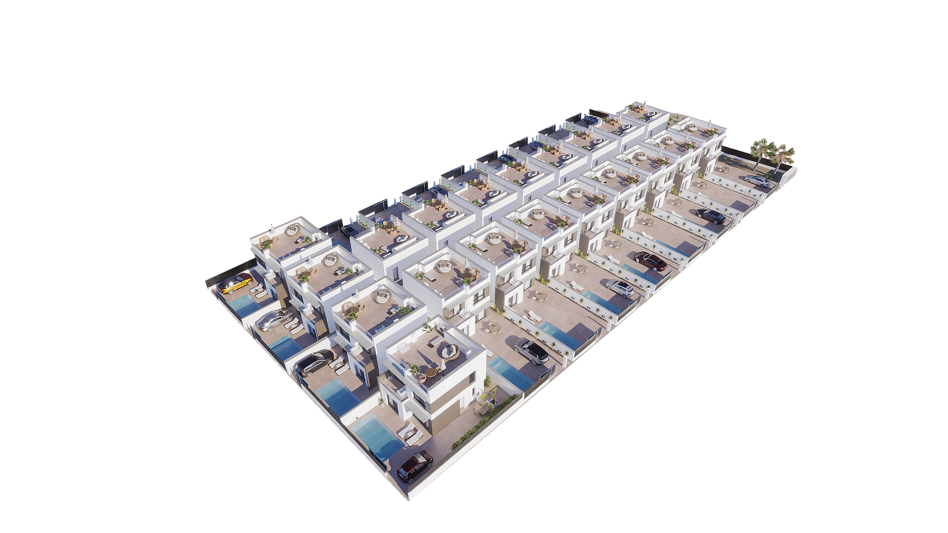 Nya villor med privat pool i Benijofar - Lotus Properties