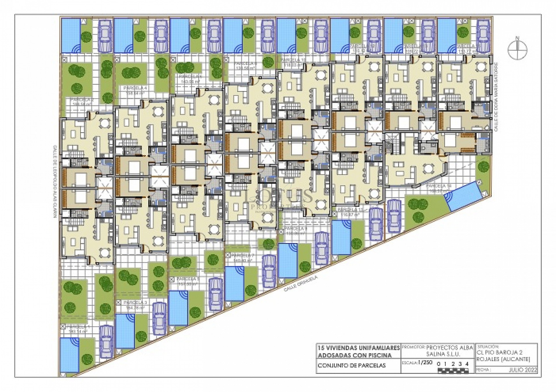 Nya radhus i Rojales nära La Marquesa golfbana - Lotus Properties