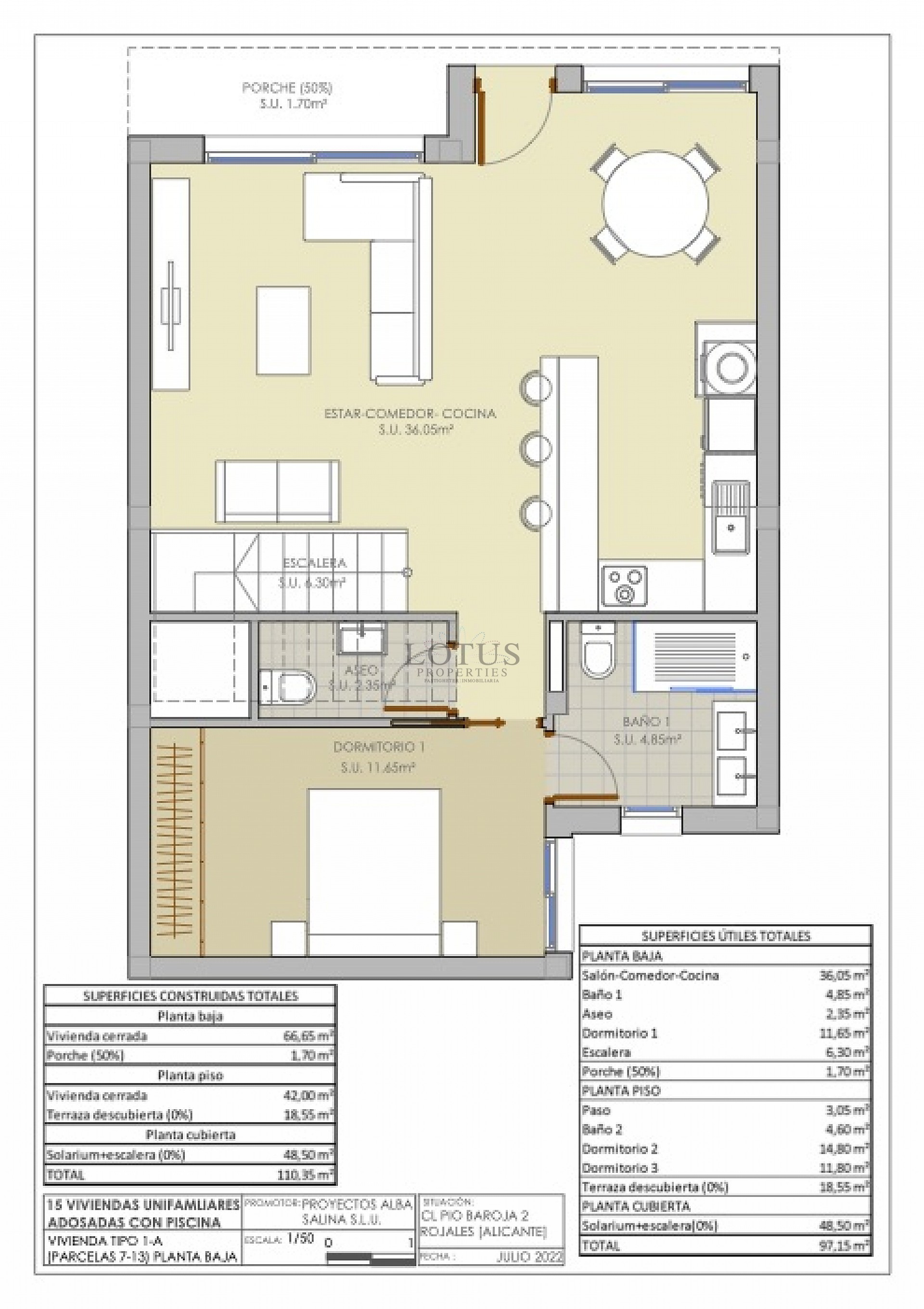 Nya radhus i Rojales nära La Marquesa golfbana - Lotus Properties
