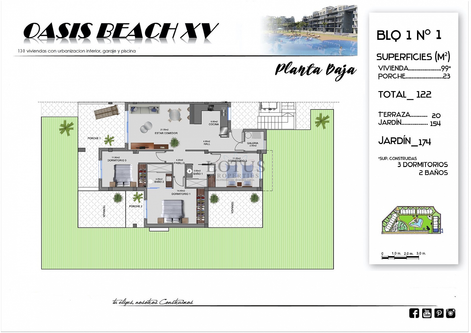 Nya lägenheter i Oasis Beach XV - El Raso - Lotus Properties