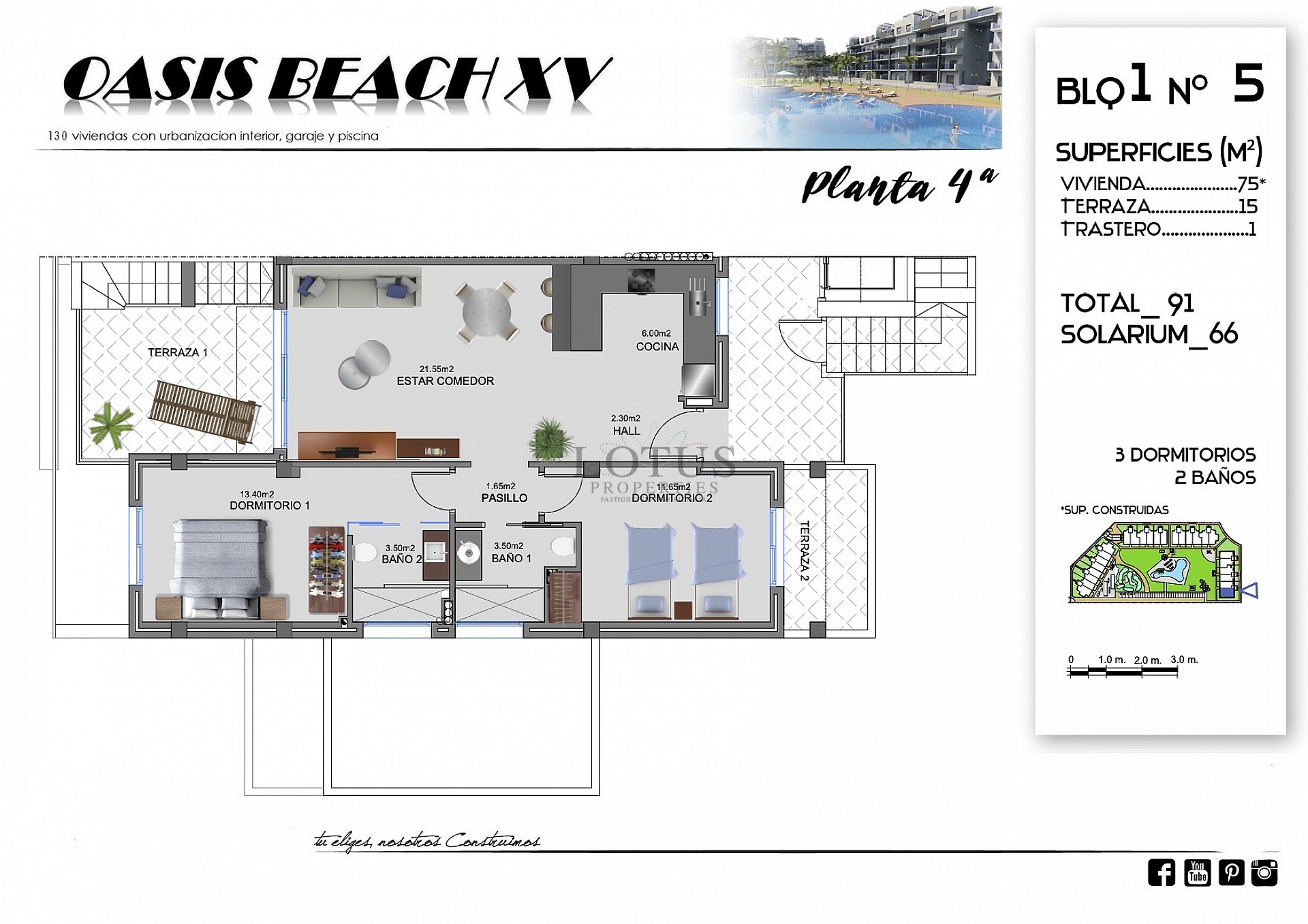 Nya lägenheter i Oasis Beach XV - El Raso - Lotus Properties