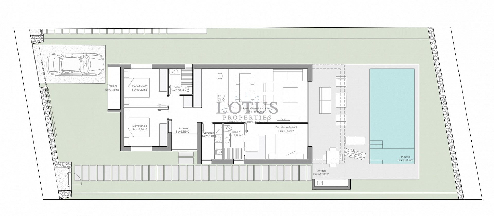 Fantastiska nyproducerade enplansvillor - Lotus Properties