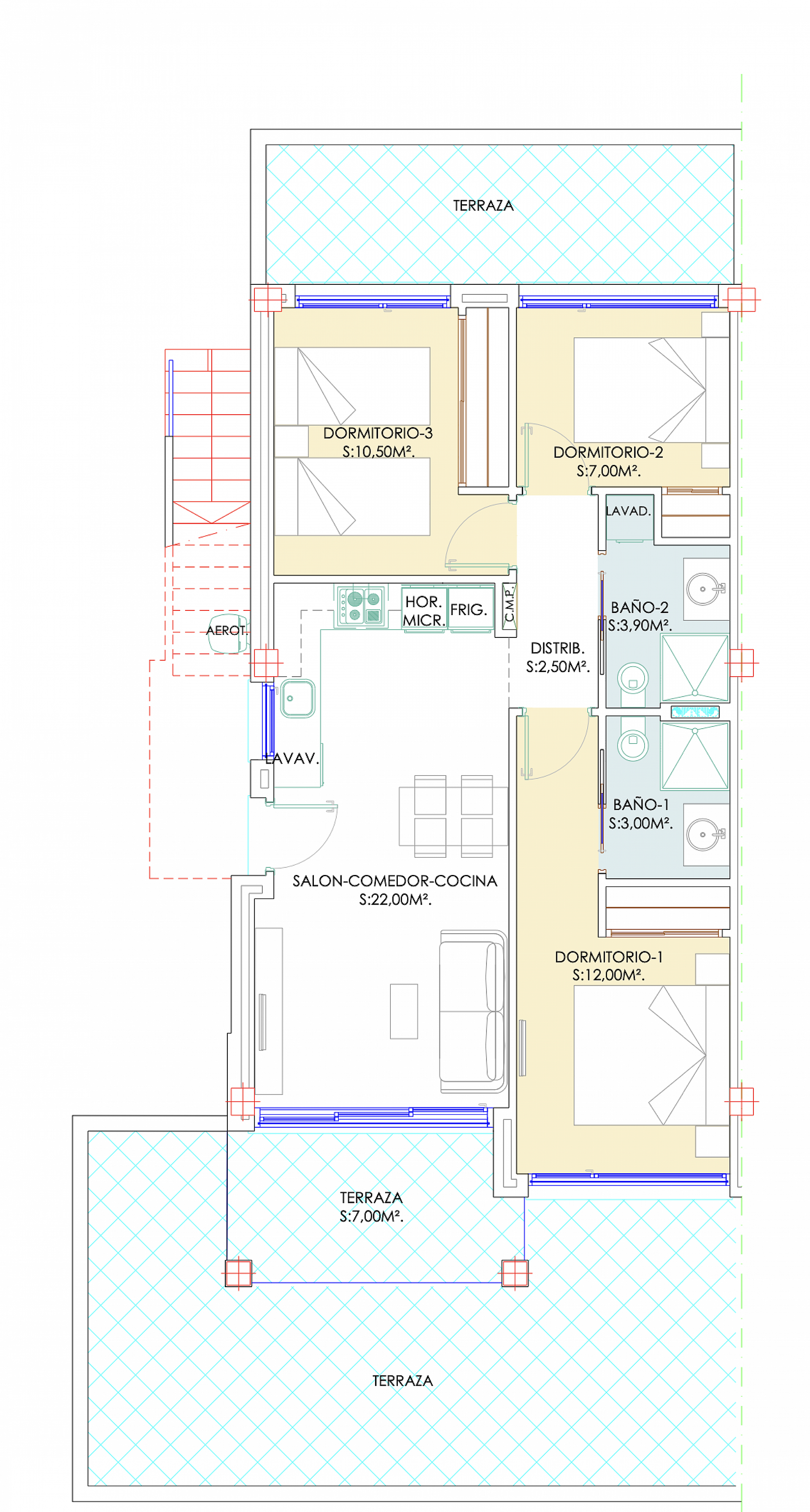 New project with ground & top floor - Los Balcones - Lotus Properties