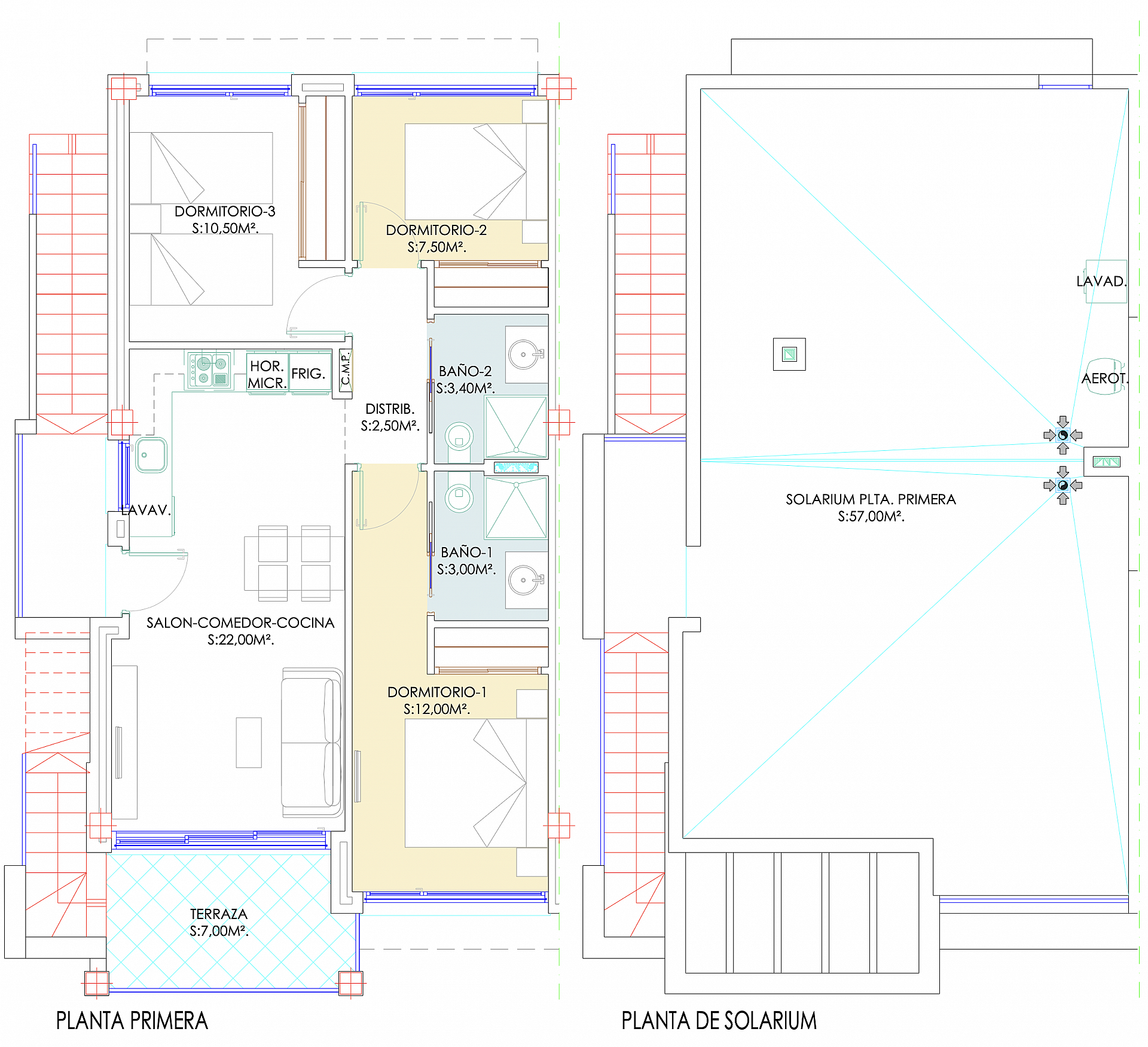 New project with ground & top floor - Los Balcones - Lotus Properties
