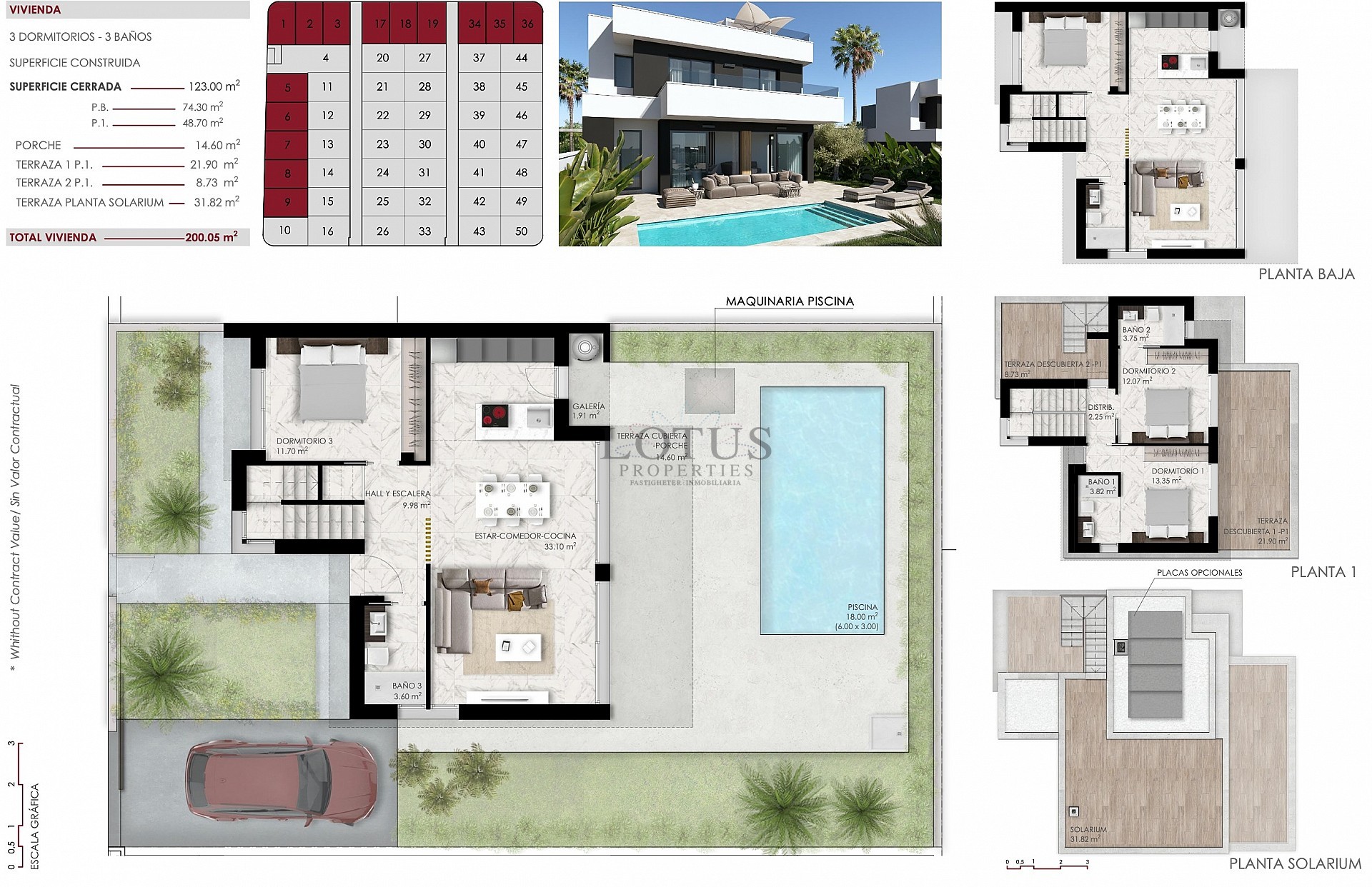 Luxury Villa Marabú in a privileged area of Ciudad Quesada - Lotus Properties