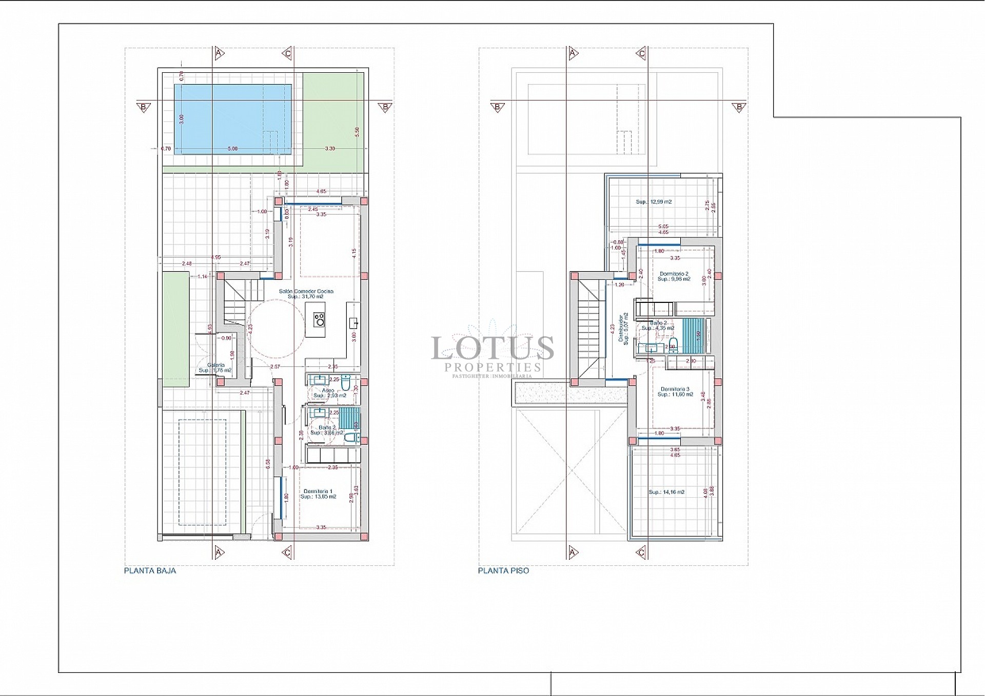 New villas with private pool - San Fulgencio - Lotus Properties