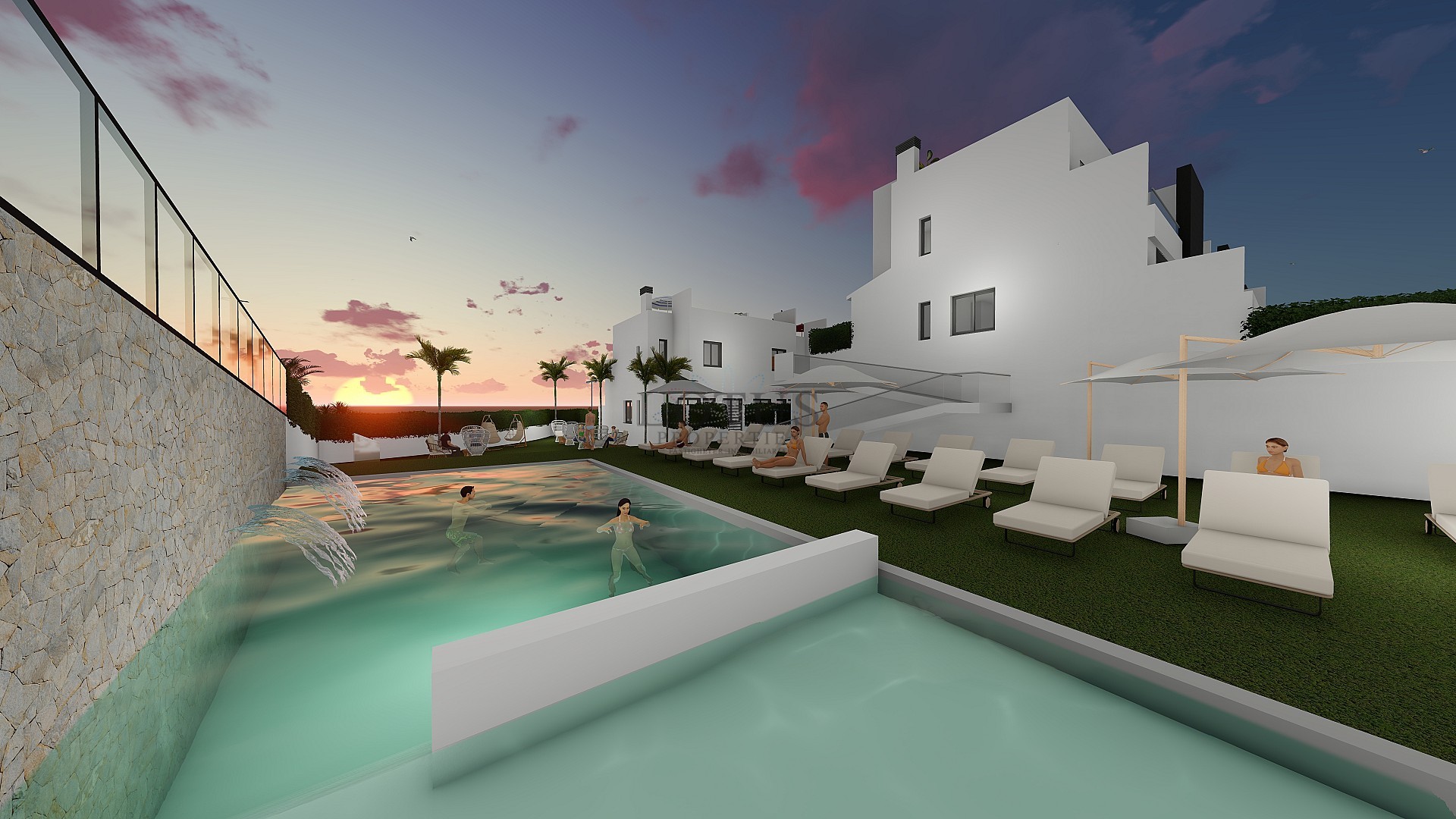 Townhouses with solarium and swimming pool in Cox - Alicante - Lotus Properties