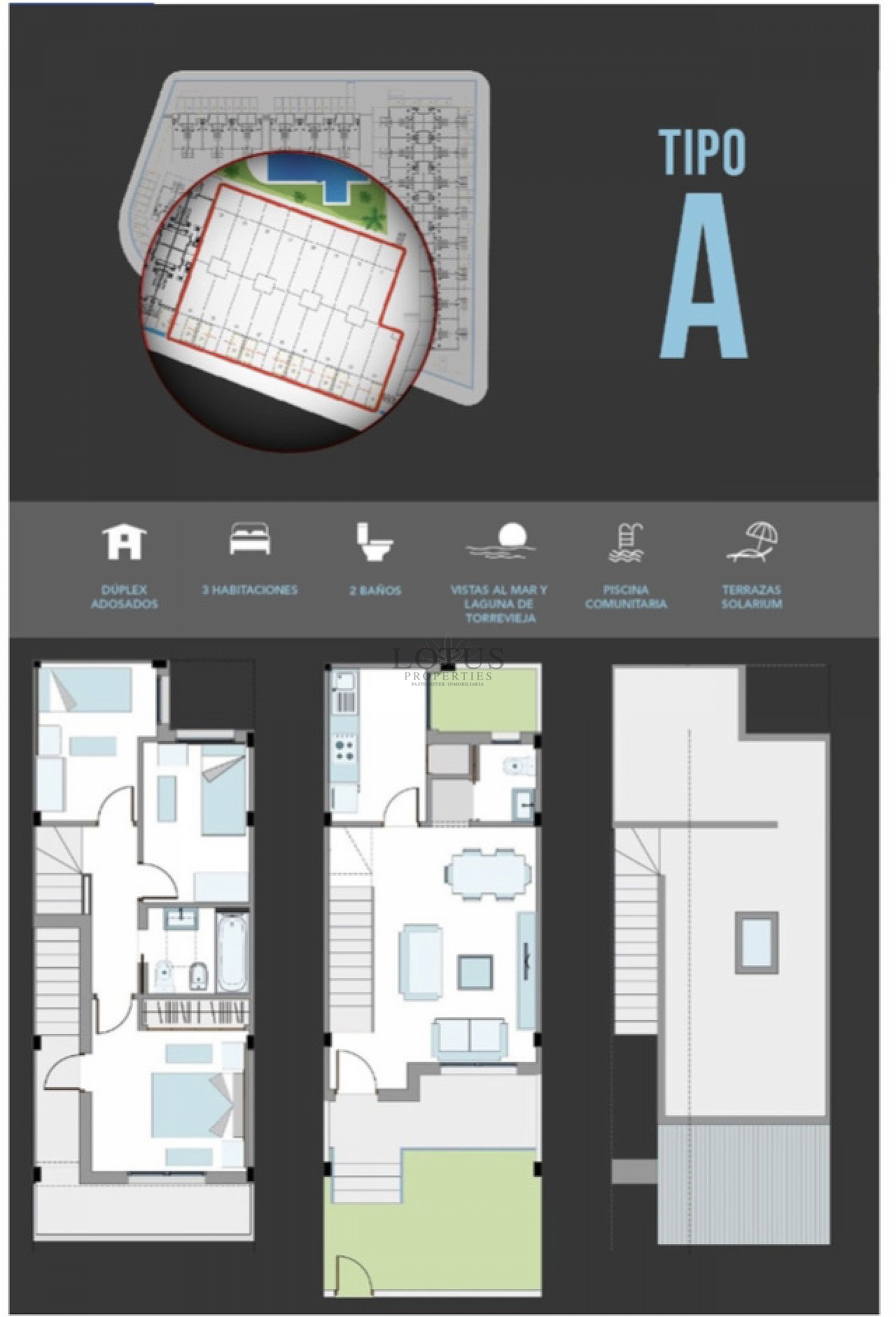 New and price worthy townhouses - Torrevieja - Lotus Properties