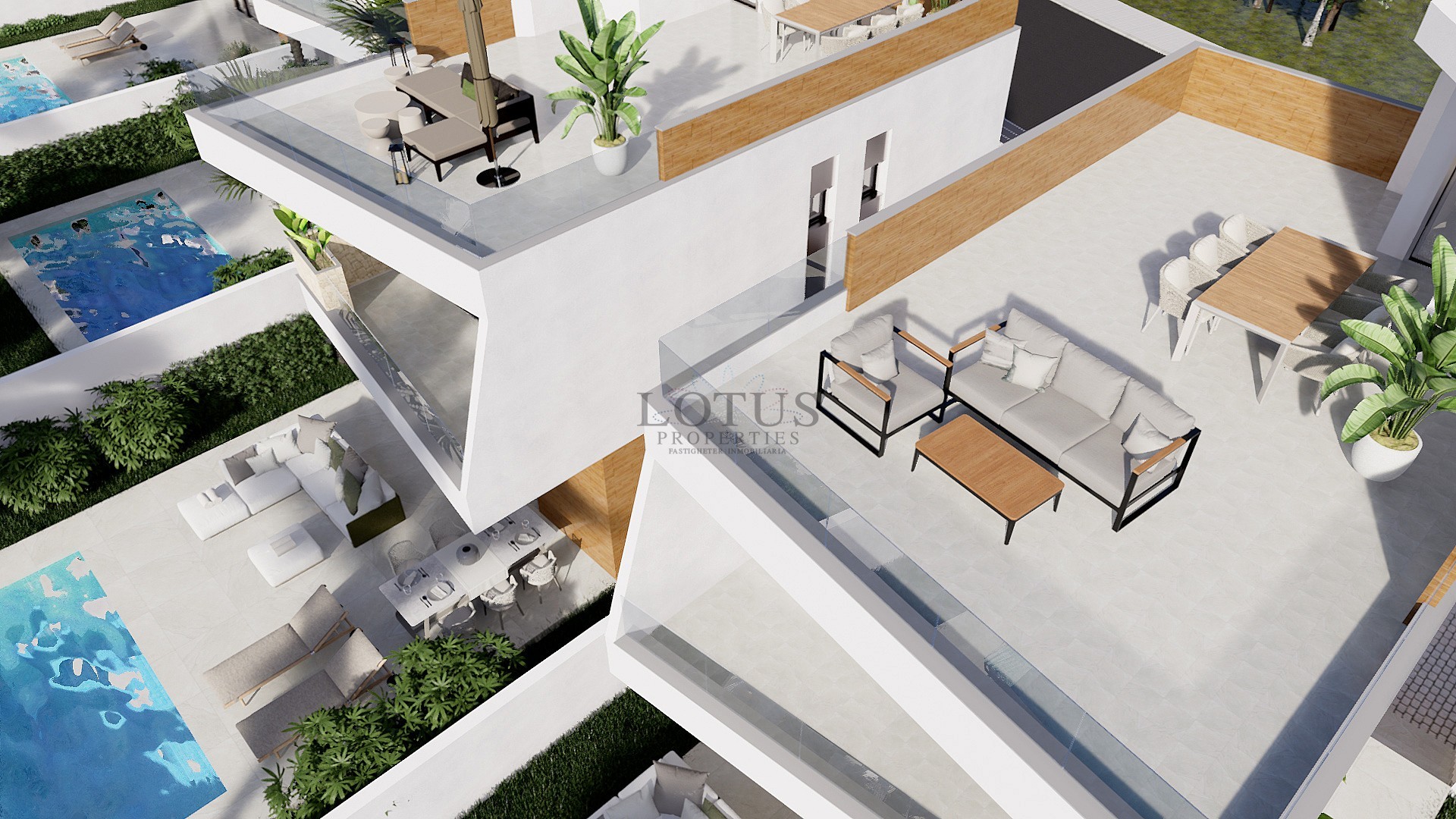 New construction of 6 magnificent villas in the fantastic Pilar de la Horadada - Lotus Properties