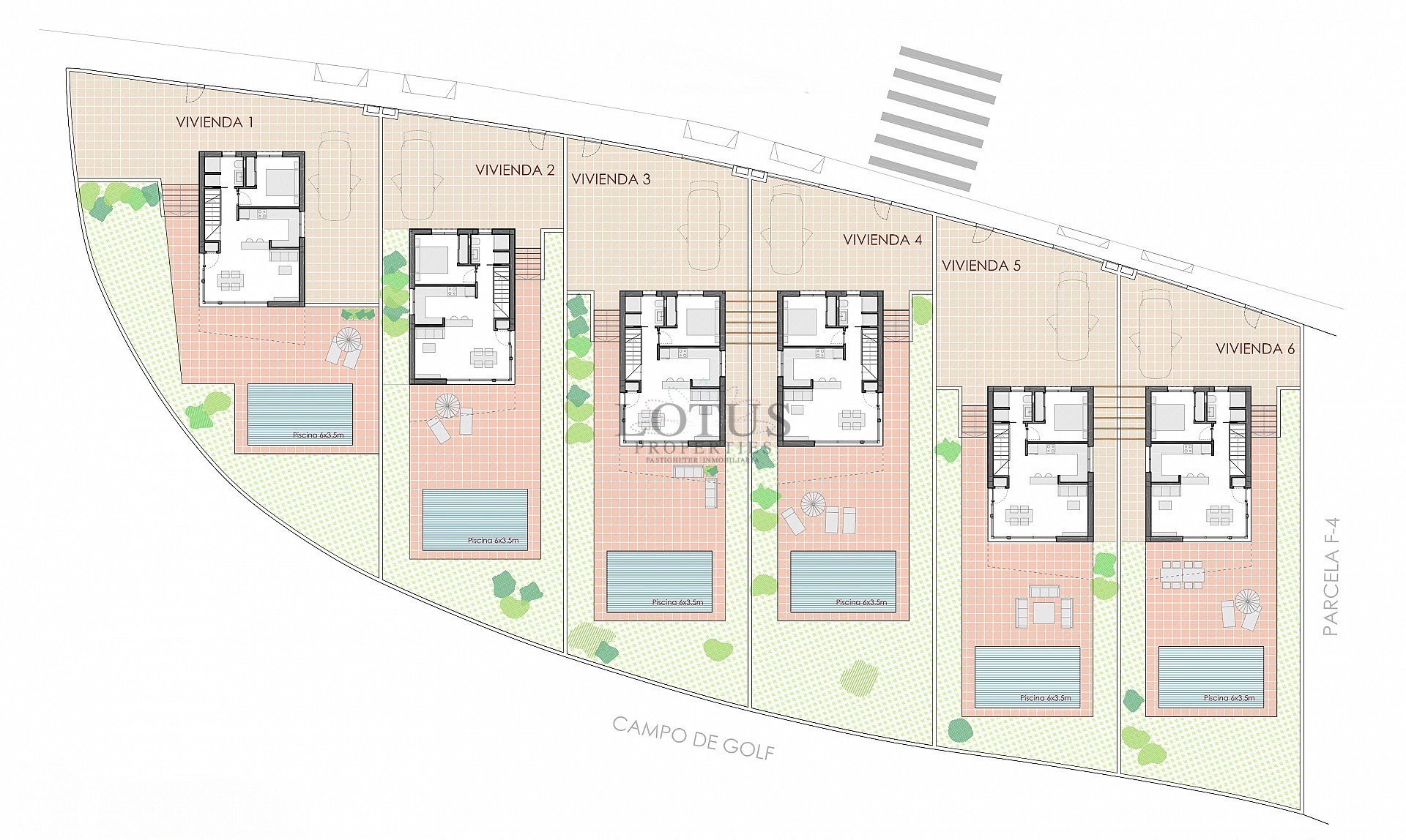 New construction of 6 magnificent villas in the fantastic Pilar de la Horadada - Lotus Properties