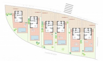 New construction of 6 magnificent villas in the fantastic Pilar de la Horadada - Lotus Properties