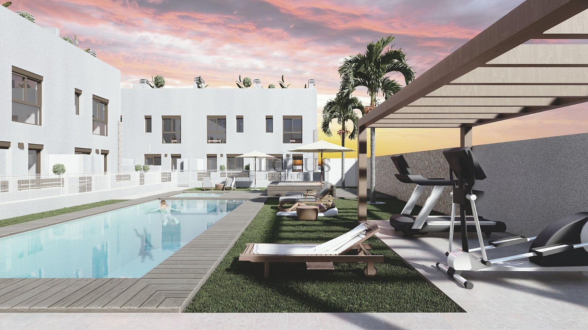 New townhouses with 3 bed & solarium - Pilar de la Horadada - Lotus Properties