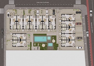 Nya radhus med 3 sov & takterrass - Pilar de la Horadada - Lotus Properties