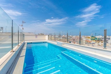 FANTÁSTICO PISO DE 3 DORMITORIOS A TAN SOLO 90 METROS DE LA PLAYA DEL CURA EN TORREVIEJA CON PISCINA - Lotus Properties