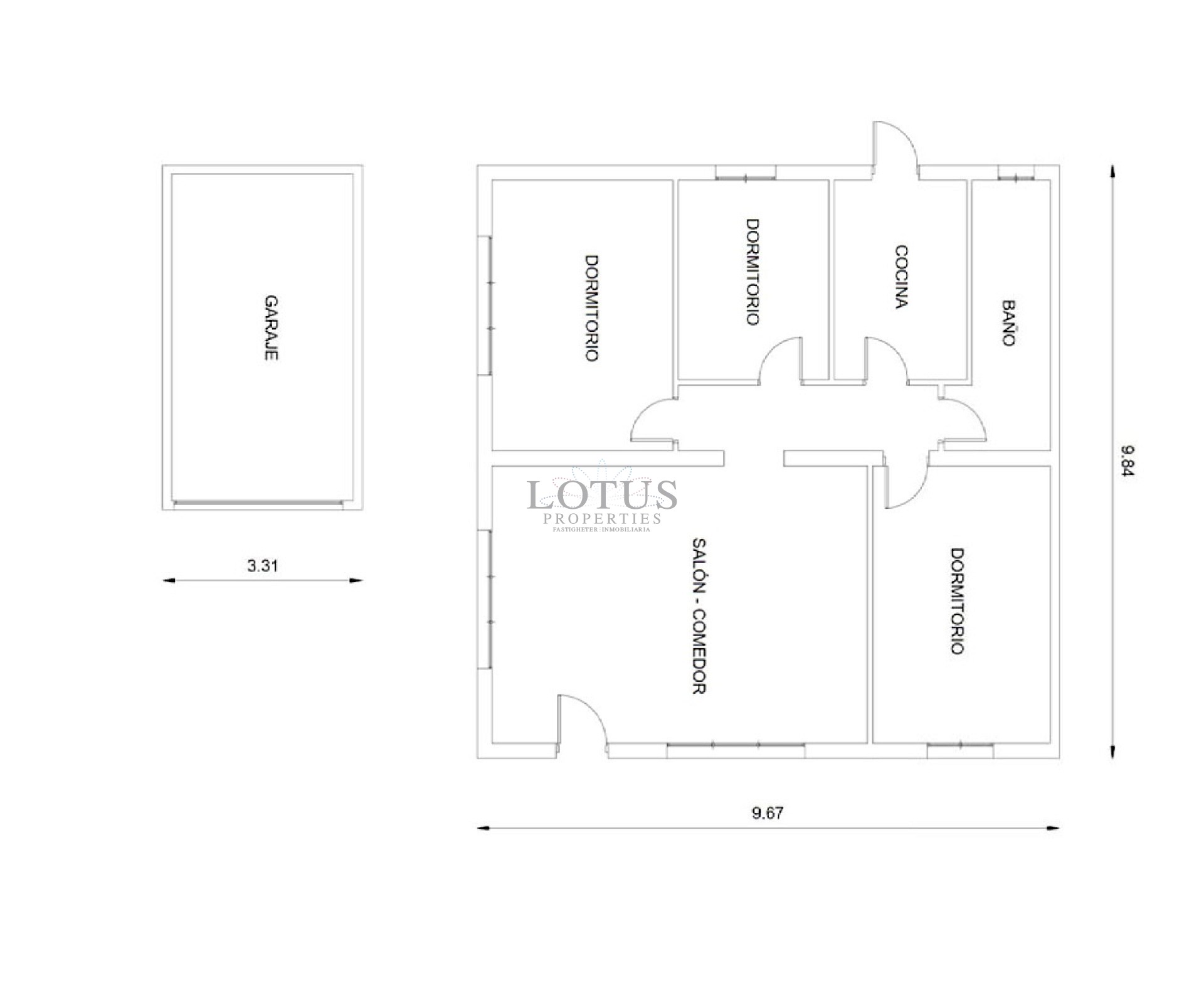 Refurbished house, first line La Mata beach - Lotus Properties