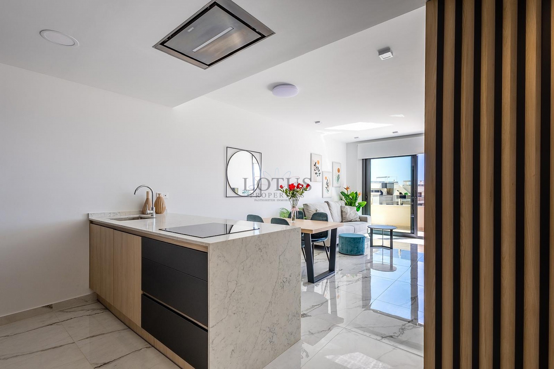 MODERN TAKVÅNING MED FANTASTISK HAVSUTSIKT OCH STOR PRIVAT TAKTERRASS. - Lotus Properties