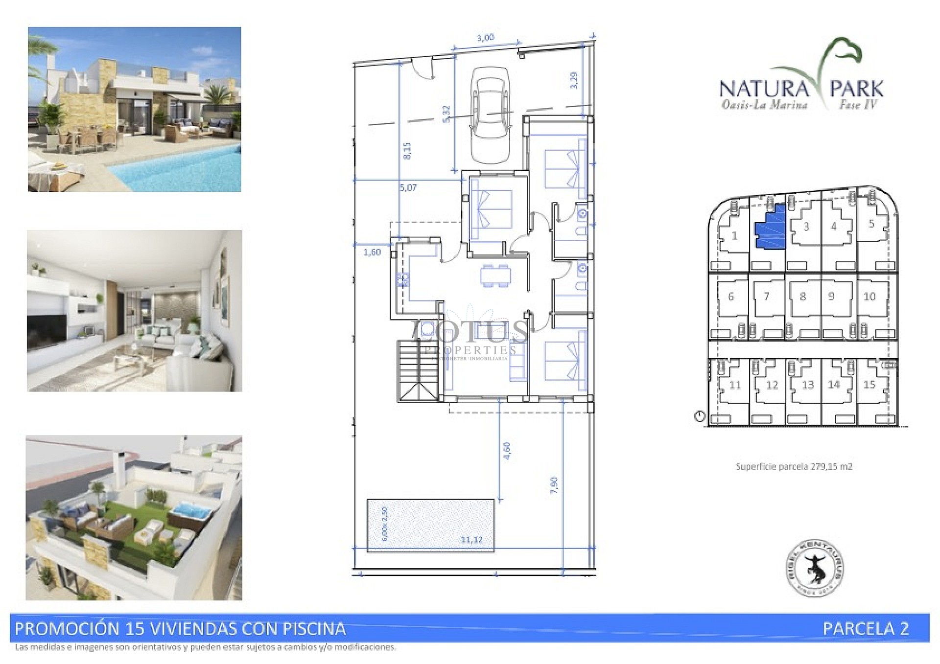 Newly built villas in beautiful Natura Park IV- La Marina with private pool and 3 bedrooms and 2 bathrooms - Lotus Properties