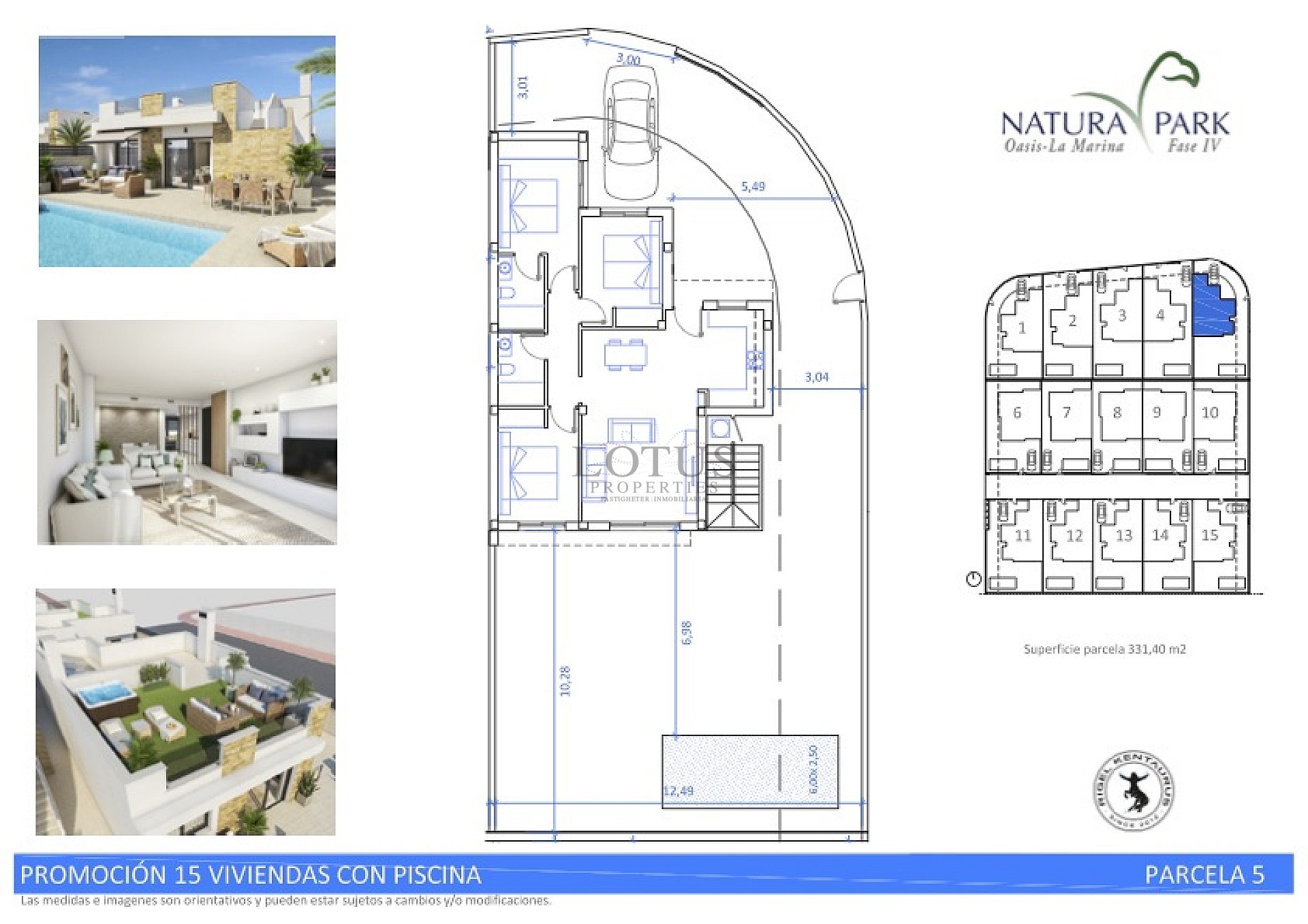 Newly built villas in beautiful Natura Park IV- La Marina with private pool and 3 bedrooms and 2 bathrooms - Lotus Properties