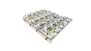 Newly built villas in beautiful Natura Park IV- La Marina with private pool and 3 bedrooms and 2 bathrooms - Lotus Properties