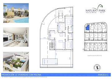 Newly built villas in beautiful Natura Park IV- La Marina with private pool and 3 bedrooms and 2 bathrooms - Lotus Properties