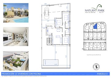 Newly built villas in beautiful Natura Park IV- La Marina with private pool and 3 bedrooms and 2 bathrooms - Lotus Properties