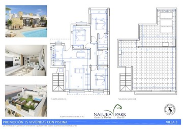 Newly built villas in beautiful Natura Park IV- La Marina with private pool and 3 bedrooms and 2 bathrooms - Lotus Properties