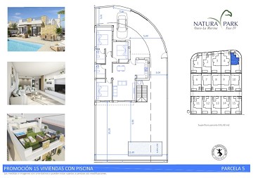 Newly built villas in beautiful Natura Park IV- La Marina with private pool and 3 bedrooms and 2 bathrooms - Lotus Properties