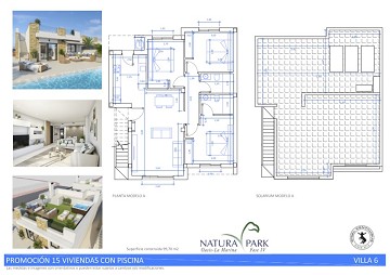 Newly built villas in beautiful Natura Park IV- La Marina with private pool and 3 bedrooms and 2 bathrooms - Lotus Properties