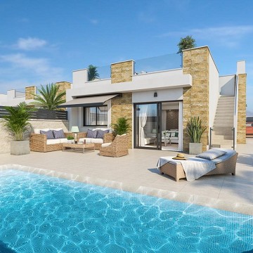 Newly built villas in beautiful Natura Park IV- La Marina with private pool and 3 bedrooms and 2 bathrooms - Lotus Properties