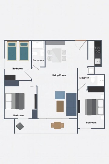 Stor takvåning med 3 sovrum och 2 badrum, havsutsikt, garage och förråd i Aldea del Mar - Lotus Properties