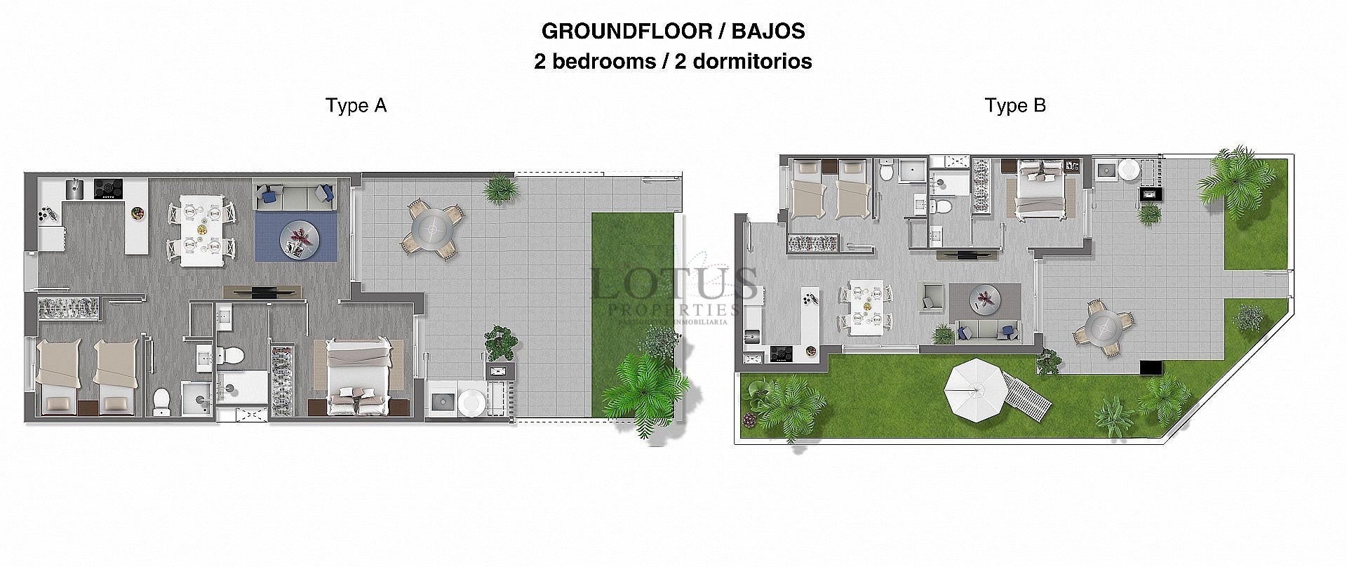 APARTAMENTOS DE LUJO DE 2 DORMITORIOS CERCA DE LA PLAYA DE LA MATA - Lotus Properties