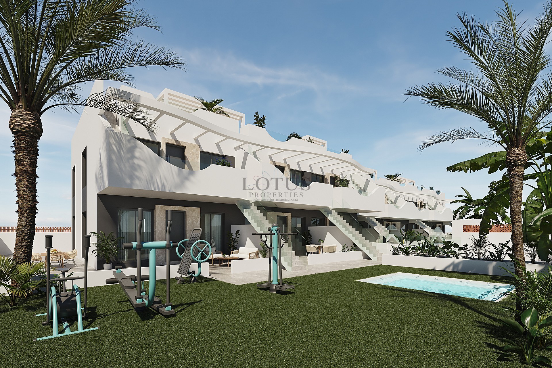 Descubra la vida de lujo con 16 bungalows exclusivos. - Lotus Properties