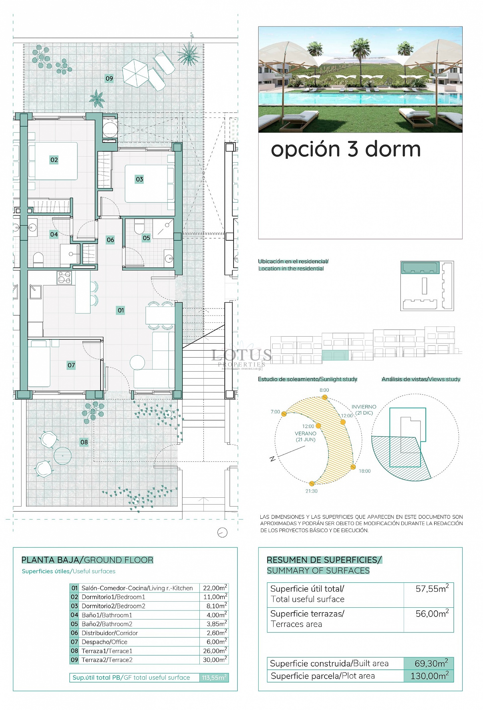 Bungalows en Los Balcones  - Lotus Properties