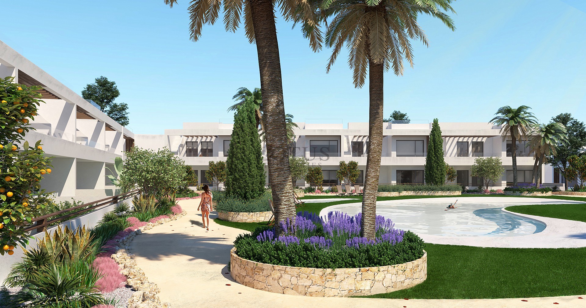 Nuevo resort mediterráneo a 300 m del mar - Torrevieja - Lotus Properties